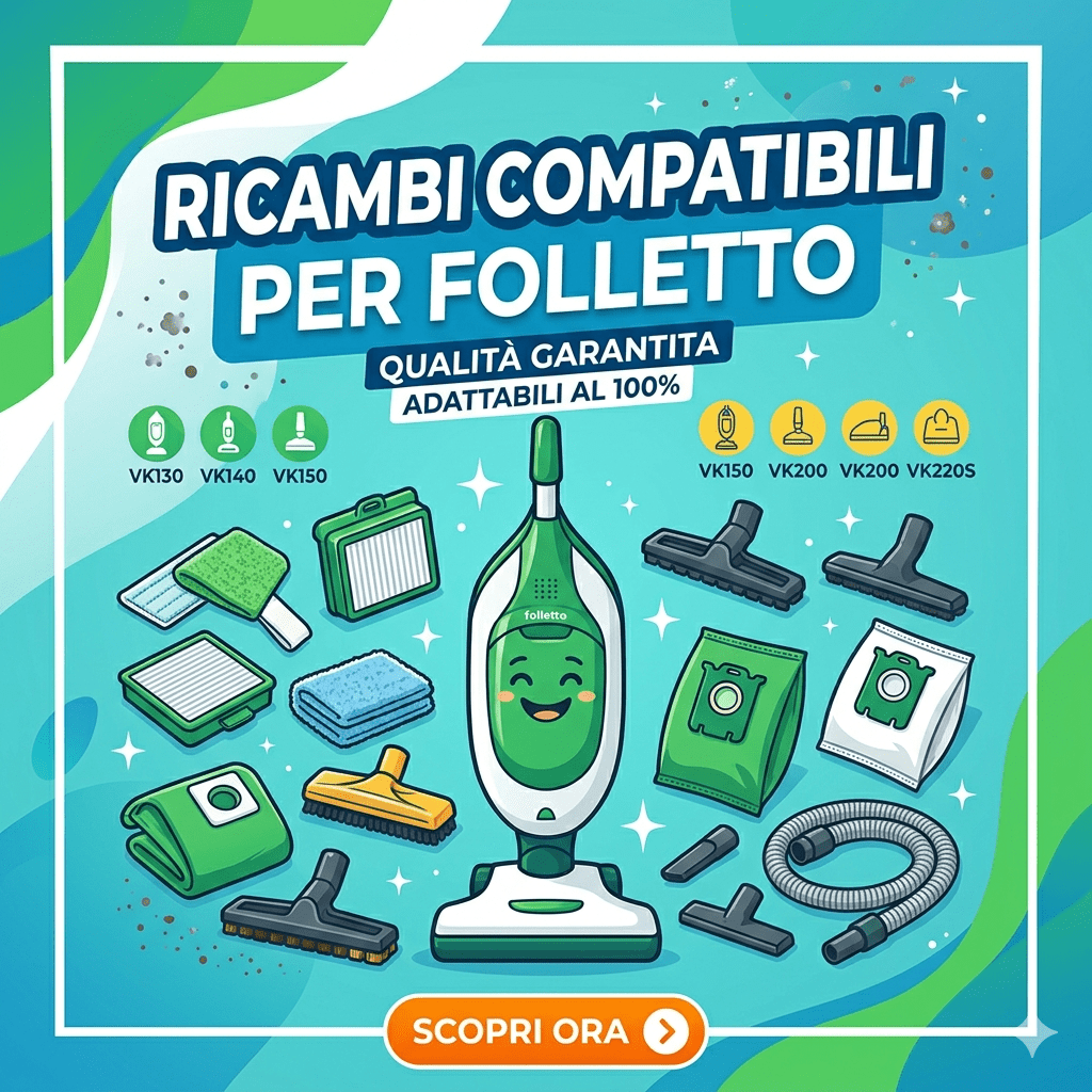 Ricambi per Folletto Compatibili | Spedizione Gratis | Mebula - Mebula